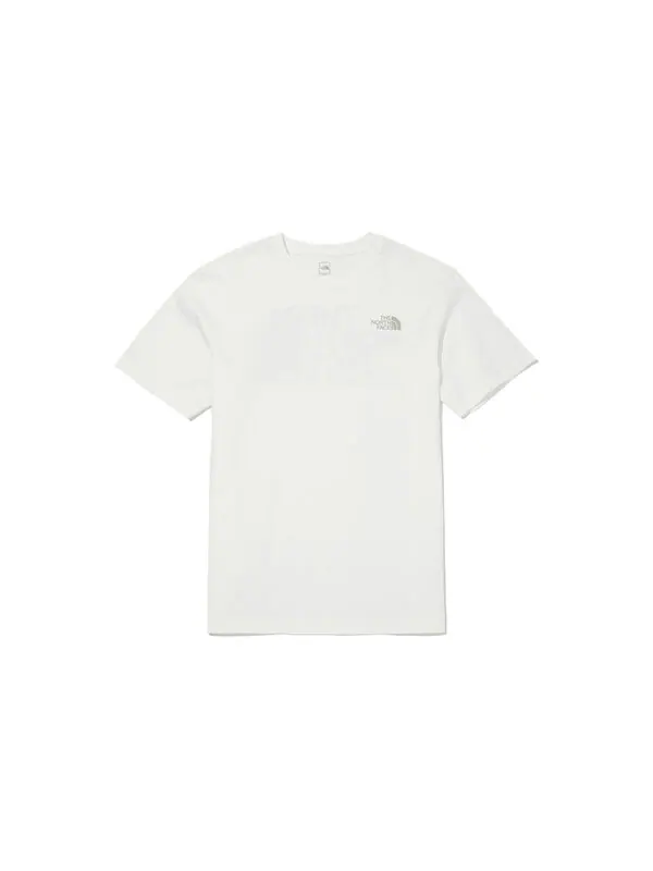 Футболка cotton logo t-shirt 'white' The North Face — изображение 2 из 2, белый