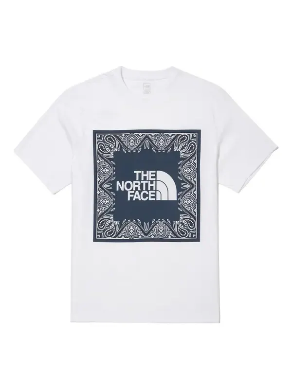 Футболка ss22 big logo bandana t-shirt 'white' The North Face — изображение 1 из 3, белый
