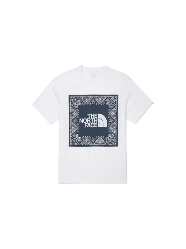 Футболка ss22 big logo bandana t-shirt 'white' The North Face — изображение 2 из 3, белый