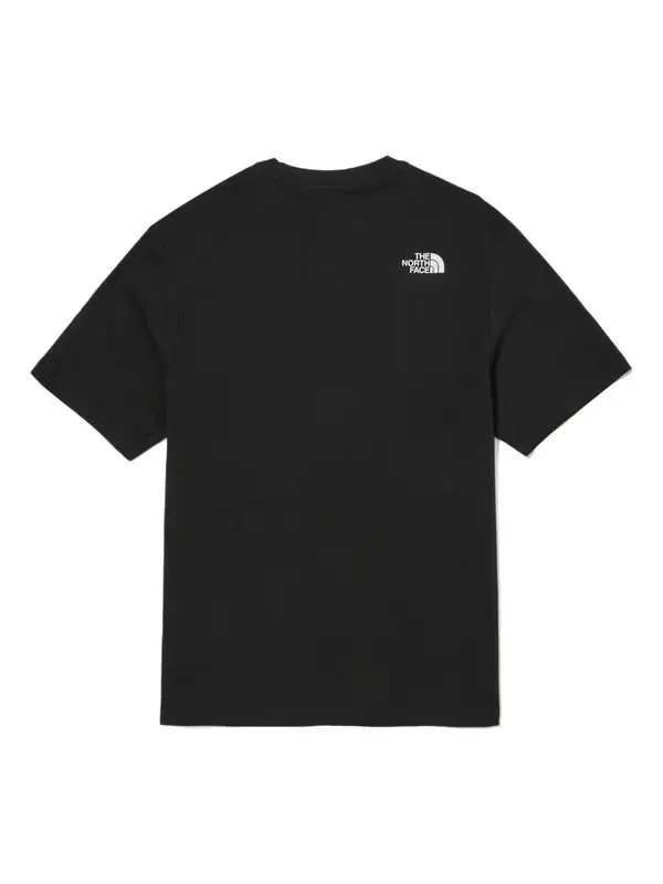 Футболка cotton overfit t-shirt 'black' The North Face — изображение 2 из 2, черный