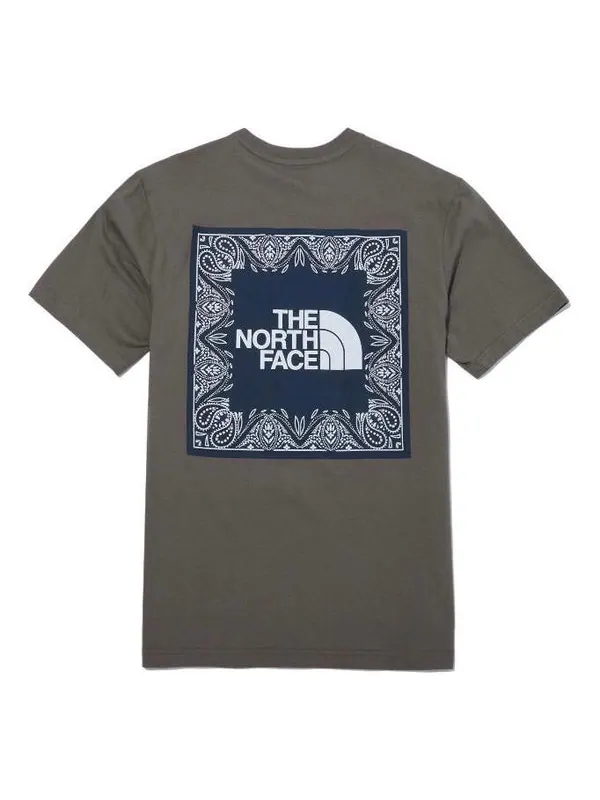 Футболка bandana t-shirt 'brown' The North Face — изображение 1 из 2, коричневый