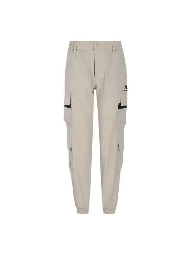 Спортивные брюки New Balance Workout Cargo Pants 'Beige Black' — изображение 1 из 1, бежевый