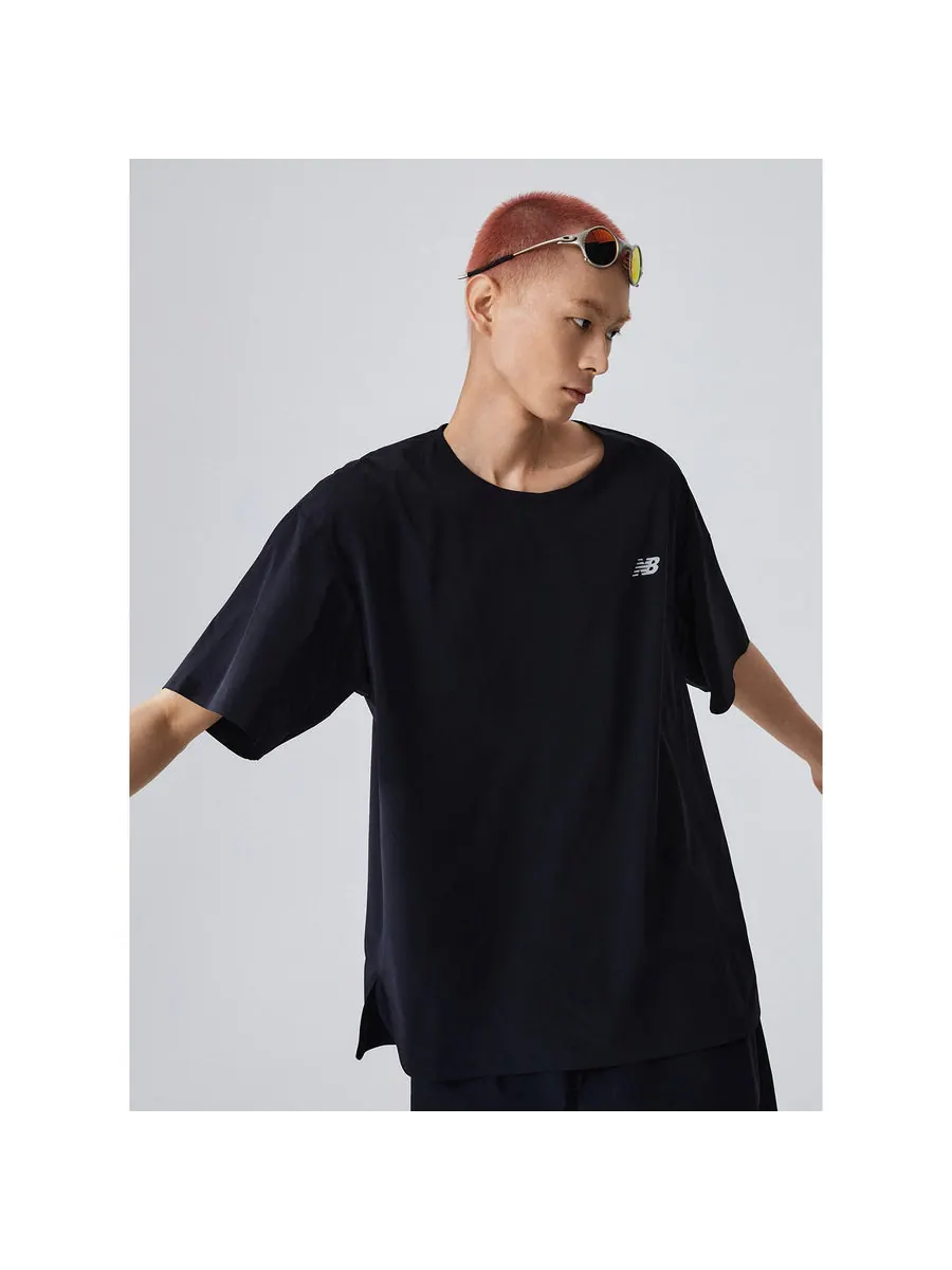Спортивные шорты New Balance NB Logo 2 In 1 Short 'Black' — изображение 4 из 5, черный