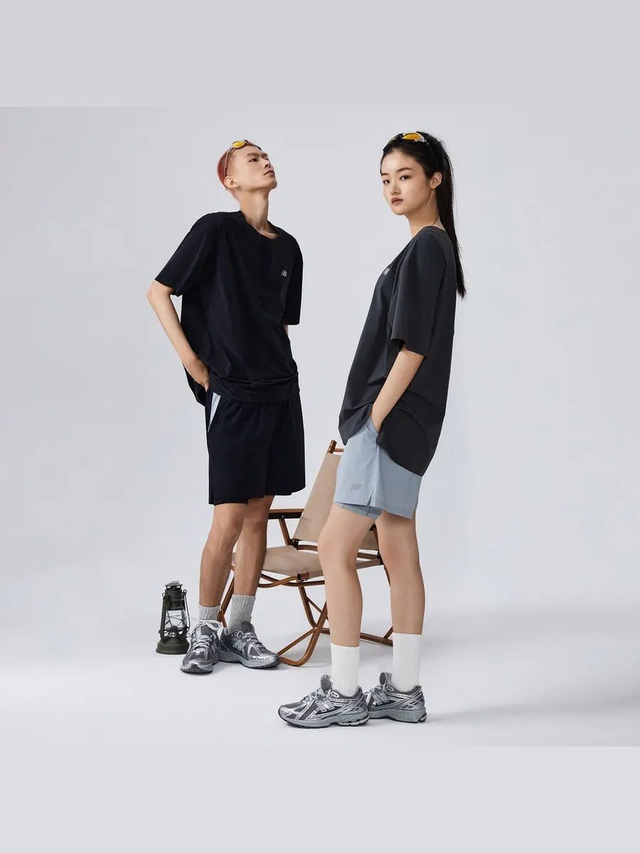 Спортивные шорты New Balance NB Logo 2 In 1 Short 'Black' — изображение 5 из 5, черный