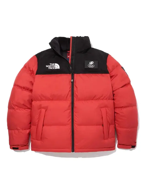 Куртка down jacket 'red black' The North Face — изображение 1 из 3, красный/черный