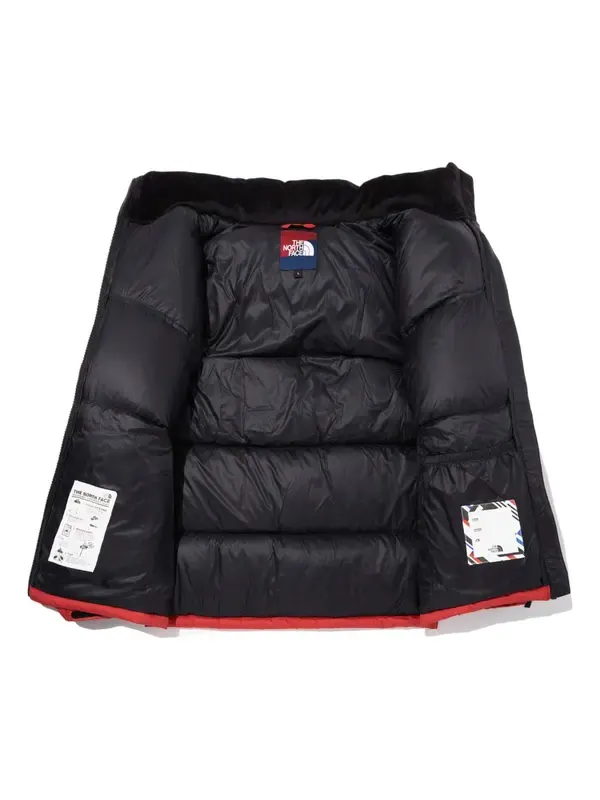 Куртка down jacket 'red black' The North Face — изображение 3 из 3, красный/черный