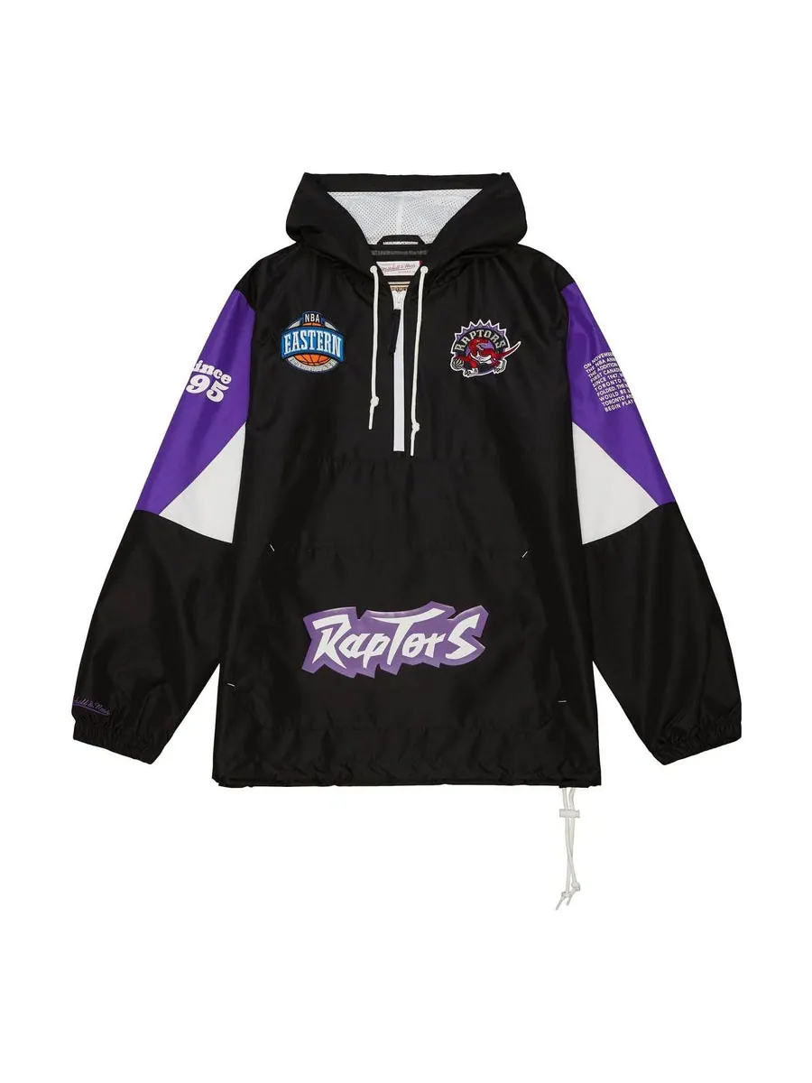 Куртка Mitchell & Ness x NBA Team Origins Pullover Anorak 'Toronto Raptors' — изображение 1 из 2, черный