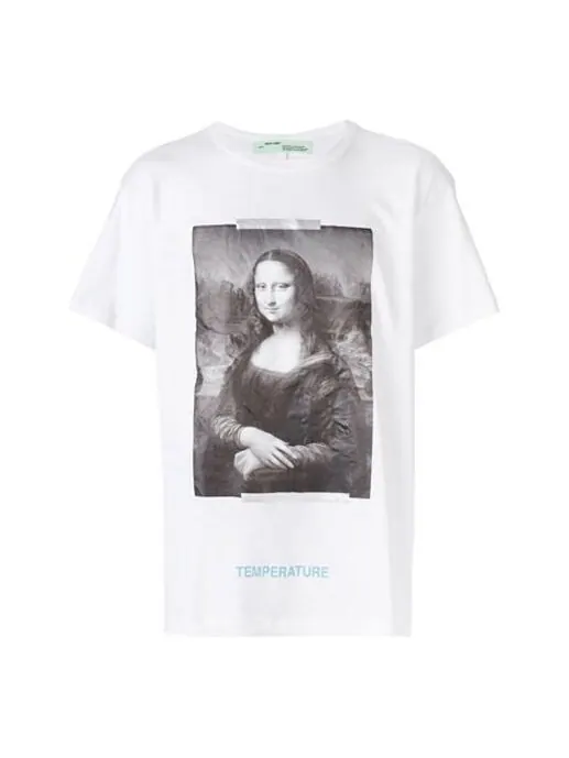 Футболка monalisa short sleeve mens mona lisa Off-White — изображение 1 из 4, белый