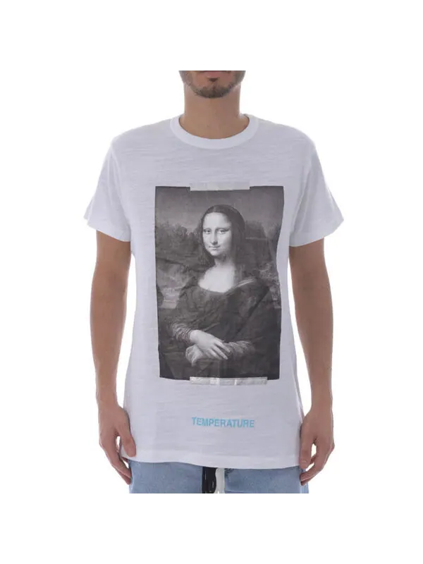 Футболка monalisa short sleeve mens mona lisa Off-White — изображение 3 из 4, белый