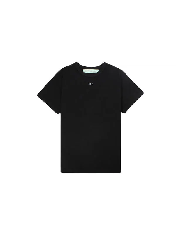 Футболка basic logo pill box short sleeve Off-White — изображение 2 из 4, черный