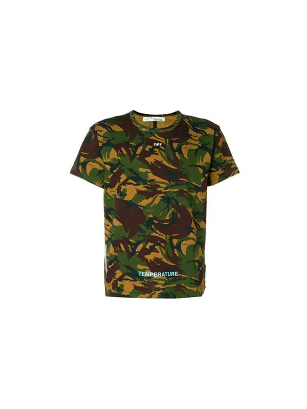 Футболка green camouflage arrows short sleeve Off-White — изображение 2 из 4, камуфляж