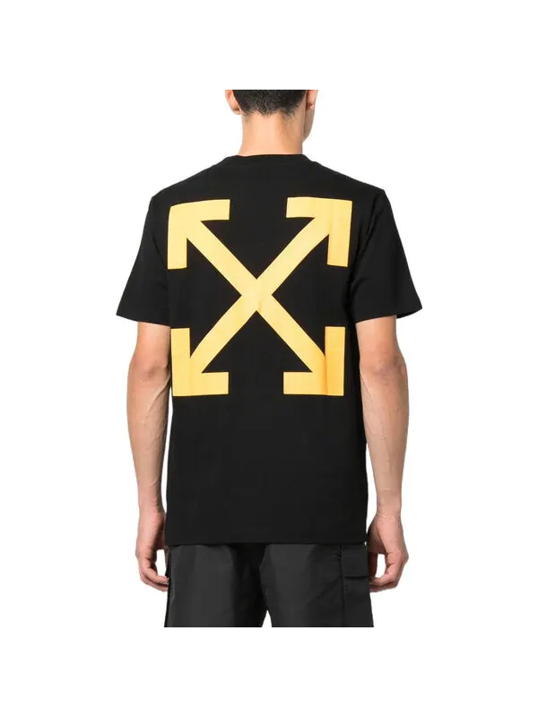 Футболка caravaggio printed cotton t-shirt black Off-White — изображение 3 из 4, черный/белый