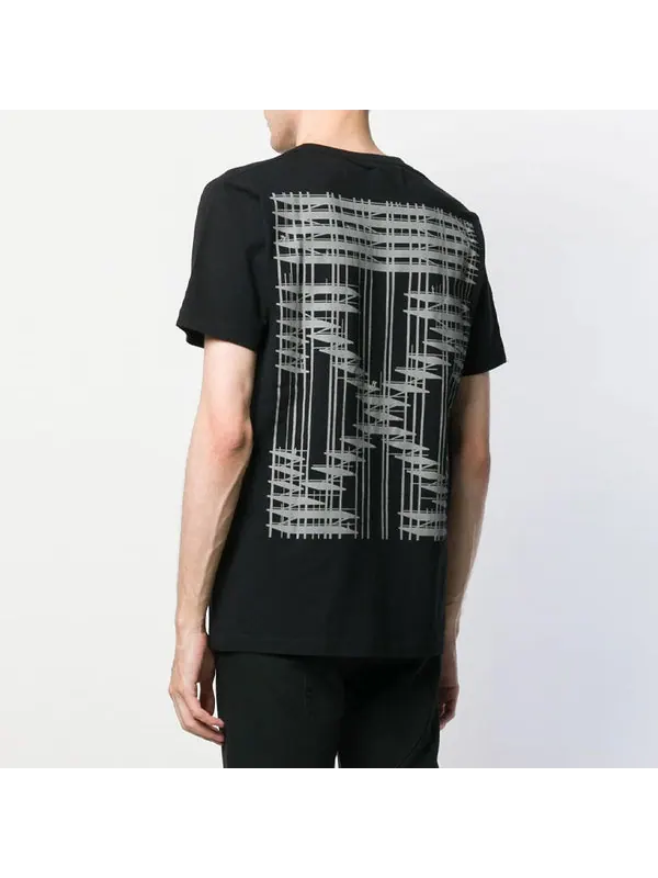 Футболка industrial short sleeve mens logo normal fit Off-White — изображение 4 из 4, черный