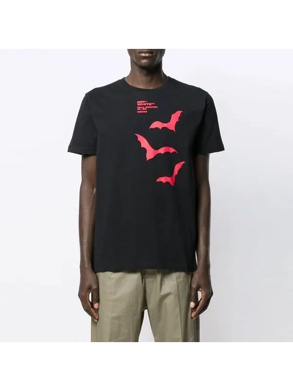 Футболка printing short sleeve ordinary version black Off-White — изображение 3 из 4, черный