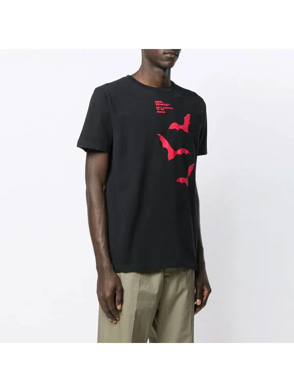 Футболка printing short sleeve ordinary version black Off-White — изображение 4 из 4, черный