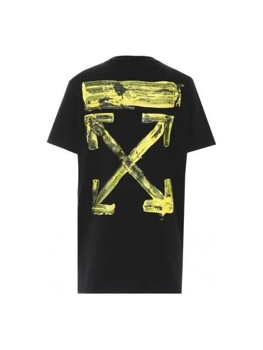 Футболка acrylic arrows short sleeve slim Off-White — изображение 1 из 4, черный