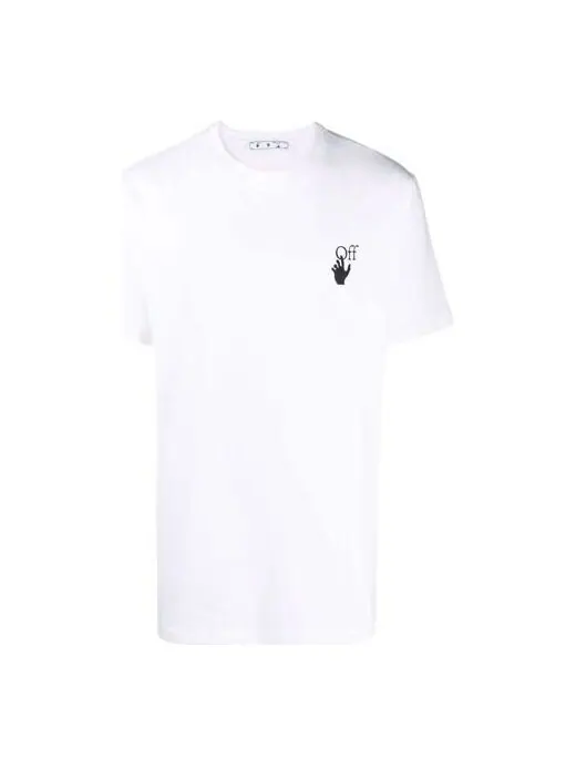 Футболка men's fw21 caravaggio printing short sleeve white t-shirt Off-White — изображение 1 из 4, белый