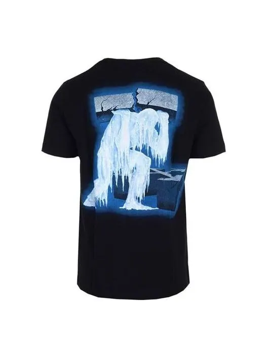 Футболка ice man short sleeve mens normal fit Off-White — изображение 1 из 4, черный