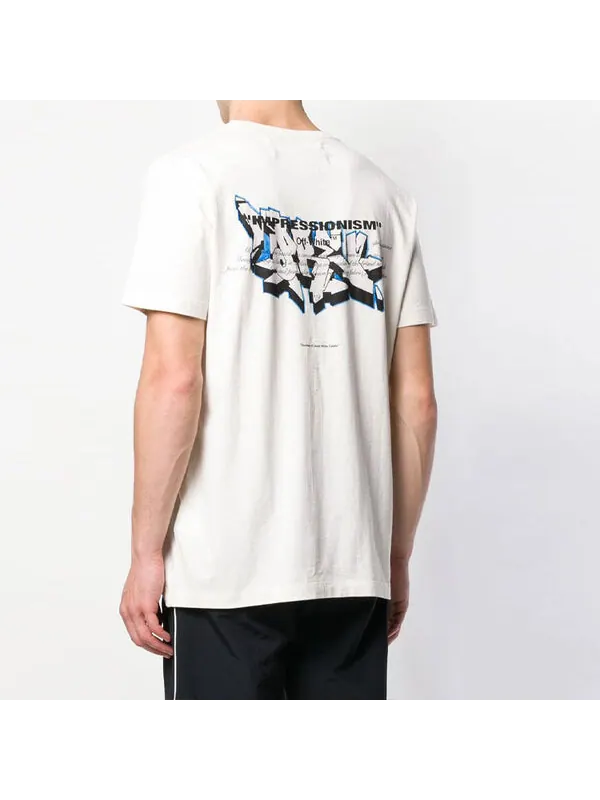 Футболка short sleeve mens logo normal fit Off-White — изображение 4 из 4, белый