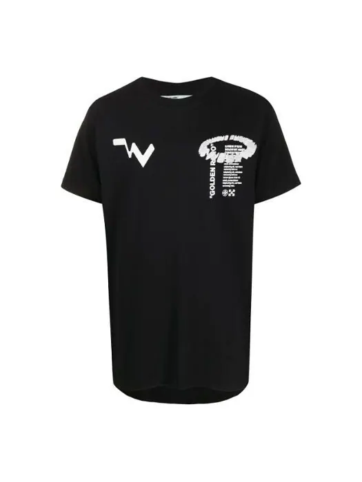 Футболка virgil abloh men's black low res black Off-White — изображение 1 из 4, черный