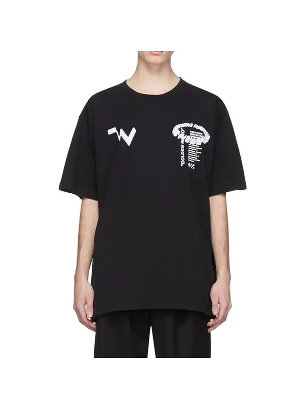 Футболка virgil abloh men's black low res black Off-White — изображение 2 из 4, черный
