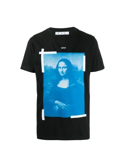 Футболка ss21 pattern printing round neck short sleeve black Off-White — изображение 1 из 4, черный