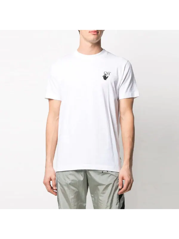 Футболка ss21 back arrow logo printing round neck pullover short sleeve white Off-White — изображение 3 из 4, белый