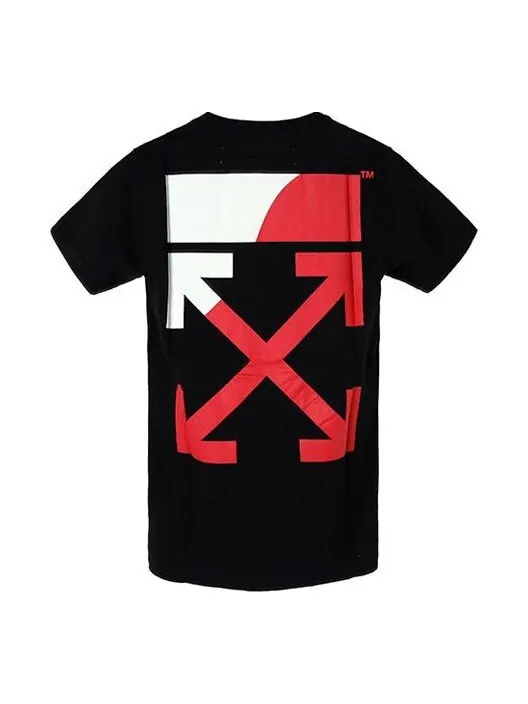 Футболка OFF-WHITE Back Arrow Printing Short Sleeve Black — изображение 1 из 4, черный