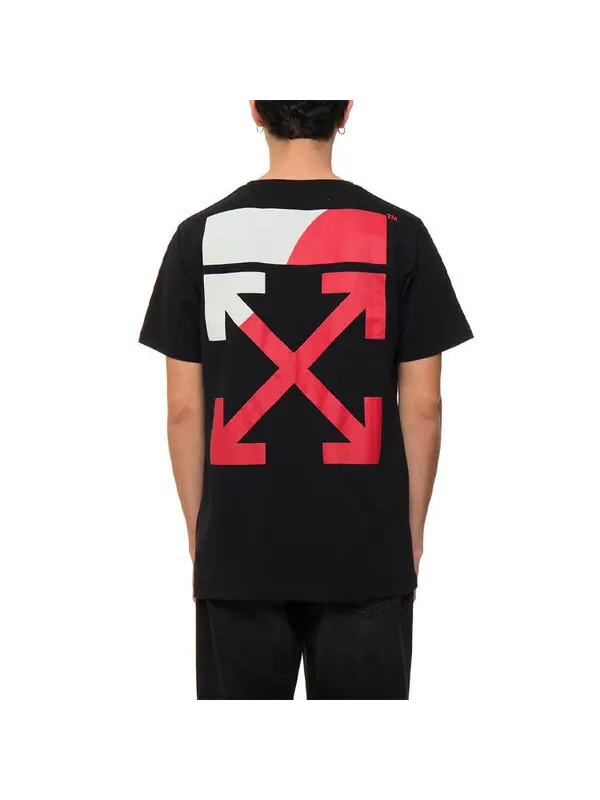 Футболка OFF-WHITE Back Arrow Printing Short Sleeve Black — изображение 4 из 4, черный
