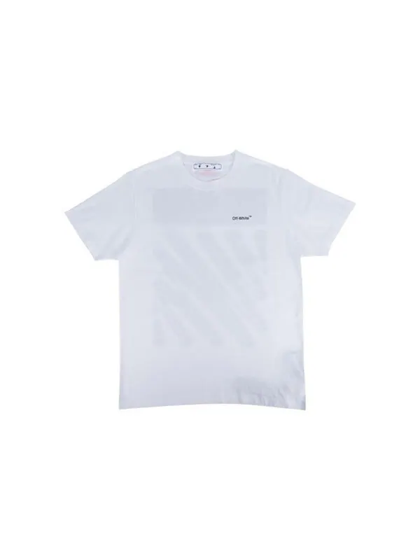 Футболка men's ss22 solid color cotton zebra printing short sleeve white t-shirt Off-White — изображение 2 из 4, мульти
