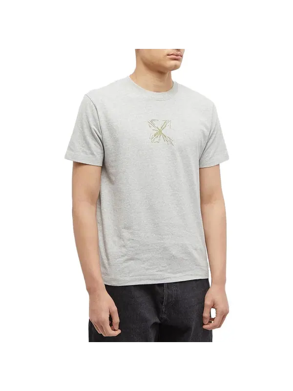 Футболка splash arrow t-shirt 'grey' Off-White — изображение 3 из 4, серый