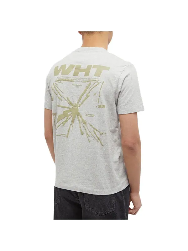 Футболка splash arrow t-shirt 'grey' Off-White — изображение 4 из 4, серый