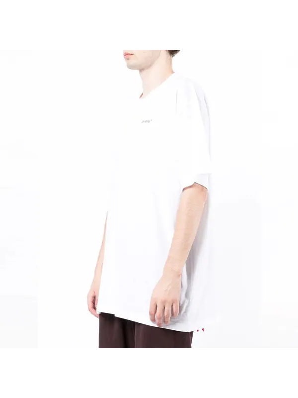 Футболка back arrow printing round neck short sleeve white Off-White — изображение 4 из 4, мульти