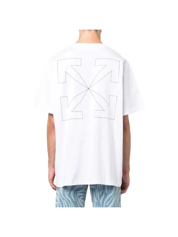 Футболка fw22 logot Off-White — изображение 3 из 4, белый