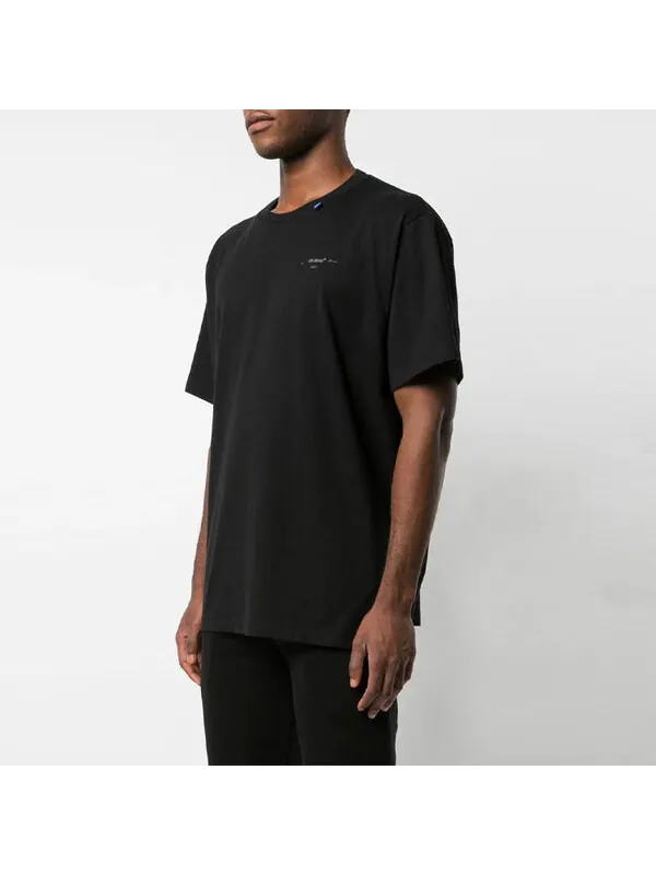 Футболка backbone design x short sleeve loose fit black Off-White — изображение 3 из 4, черный