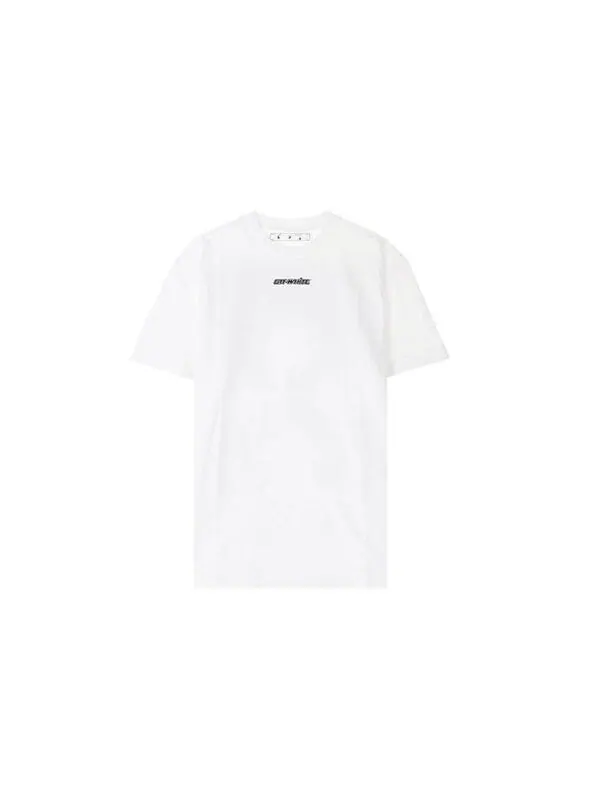 Футболка back arrow pattern printing round neck short sleeve loose fit white Off-White — изображение 2 из 4, белый