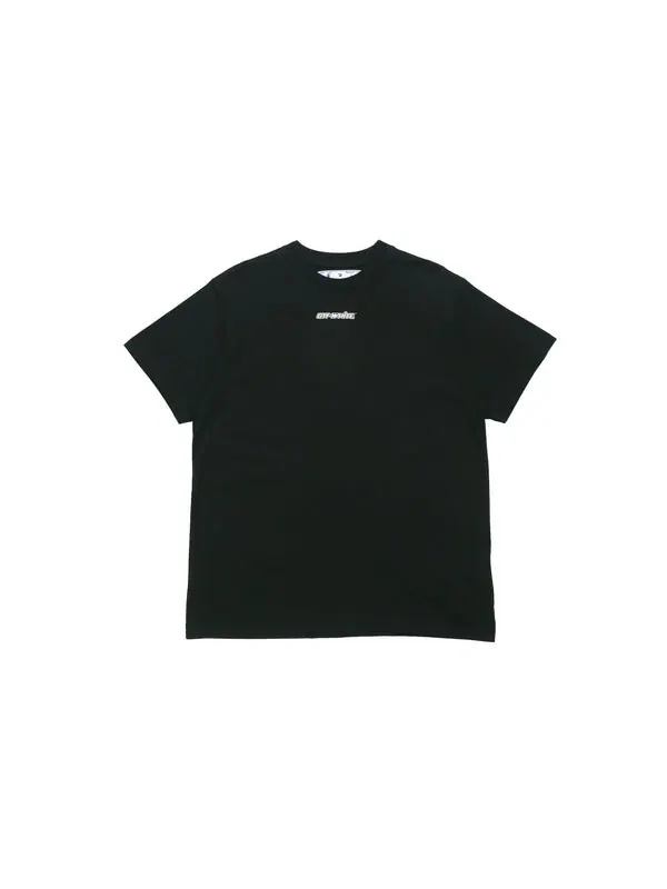 Футболка marker short-sleeve over tee 'black/red' Off-White — изображение 2 из 4, черный