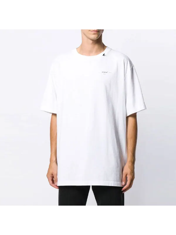 Футболка arrow short sleeve ordinary version white Off-White — изображение 2 из 4, белый
