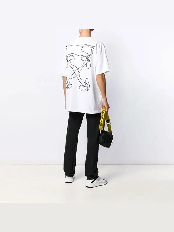 Футболка arrow short sleeve ordinary version white Off-White — изображение 3 из 4, белый
