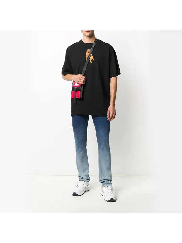 Футболка pascal skeleton t-shirt 'black' Off-White — изображение 4 из 4, черный
