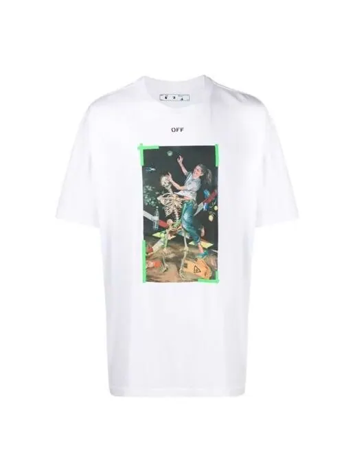 Футболка pascal painting short sleeve oversize Off-White — изображение 1 из 4, белый