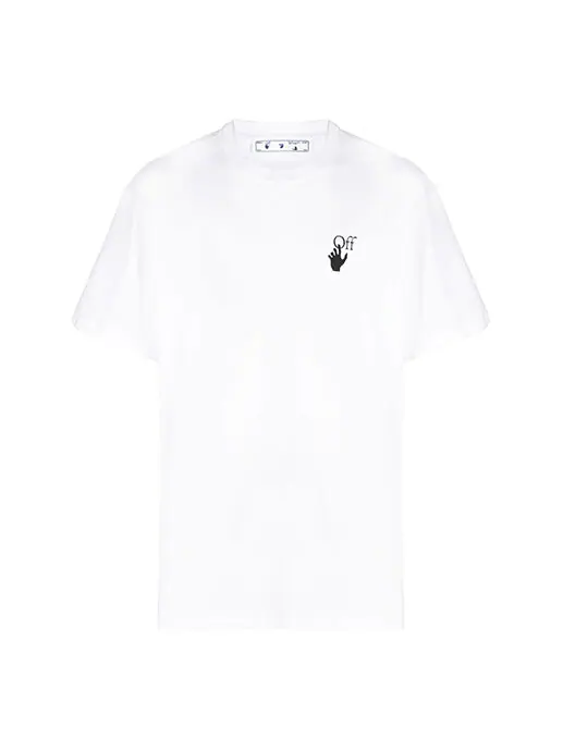 Футболка fw21 logo arrow round neck short sleeve loose fit white Off-White — изображение 1 из 4, белый