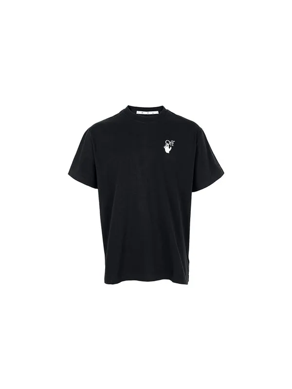 Футболка degrade arrow over tee 'black/multicolor' Off-White — изображение 2 из 4, черный
