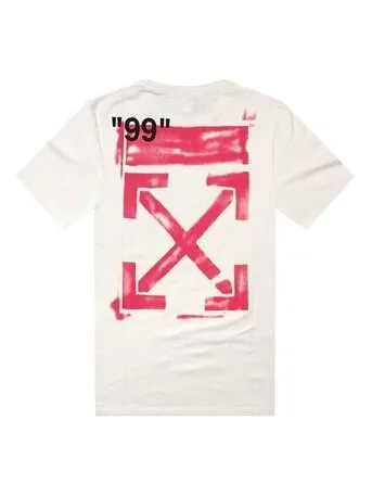Футболка stencil logo t-shirt 'white' Off-White — изображение 1 из 4, белый