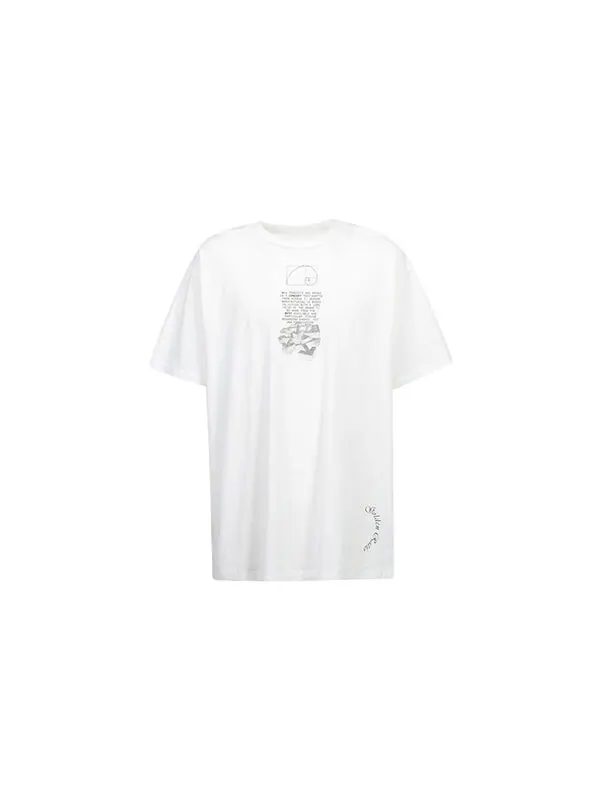 Футболка ss20 dripping arrows logo loose short-sleeved Off-White — изображение 2 из 4, белый