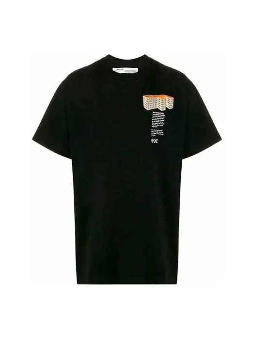 Футболка ss20 the golden ratio logo short sleeve Off-White — изображение 1 из 4, черный