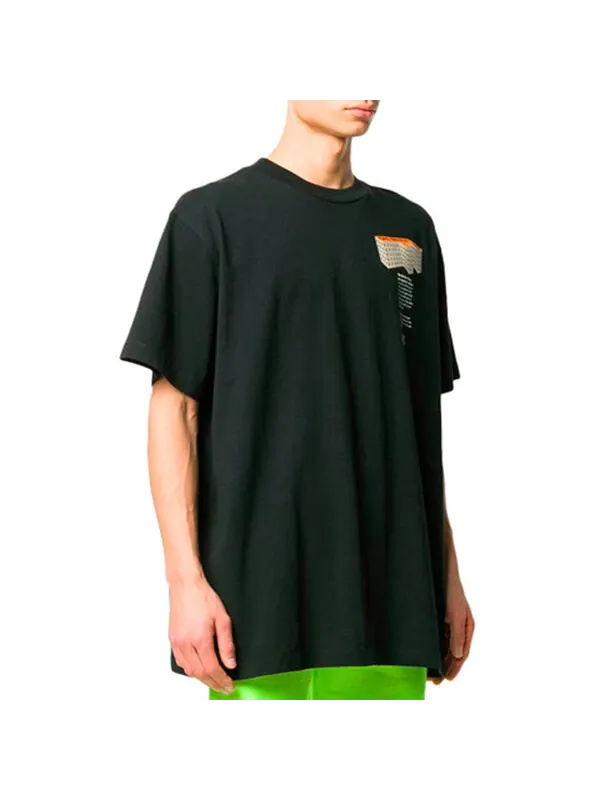 Футболка ss20 the golden ratio logo short sleeve Off-White — изображение 3 из 4, черный