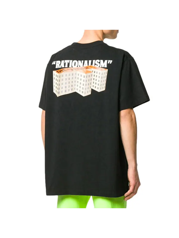 Футболка ss20 the golden ratio logo short sleeve Off-White — изображение 4 из 4, черный