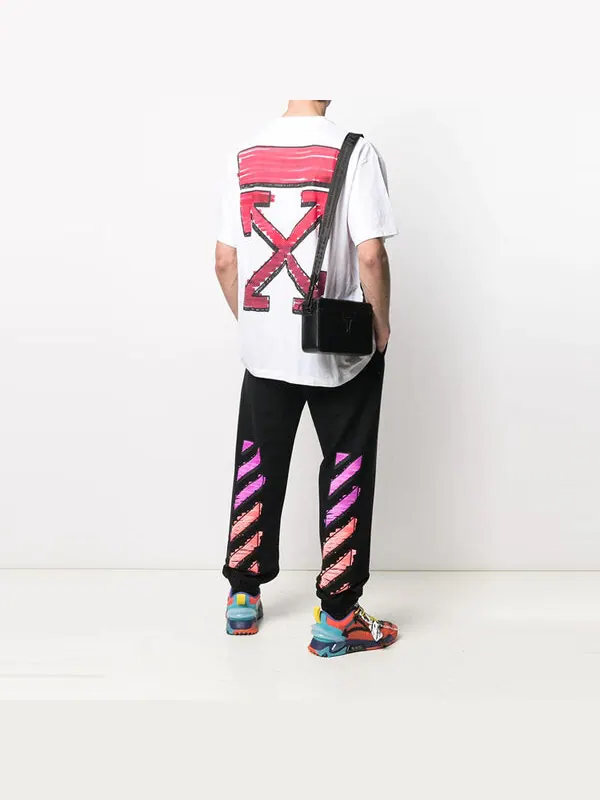 Футболка ss21 back red arrow cotton short sleeve loose fit white Off-White — изображение 4 из 4, белый