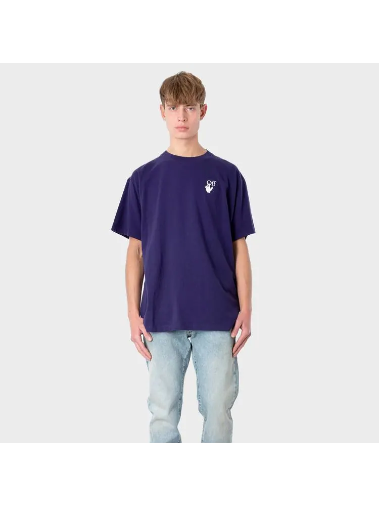 Футболка Off-White Marker Over Tee 'Astral Aura' — изображение 3 из 5, фиолетовый